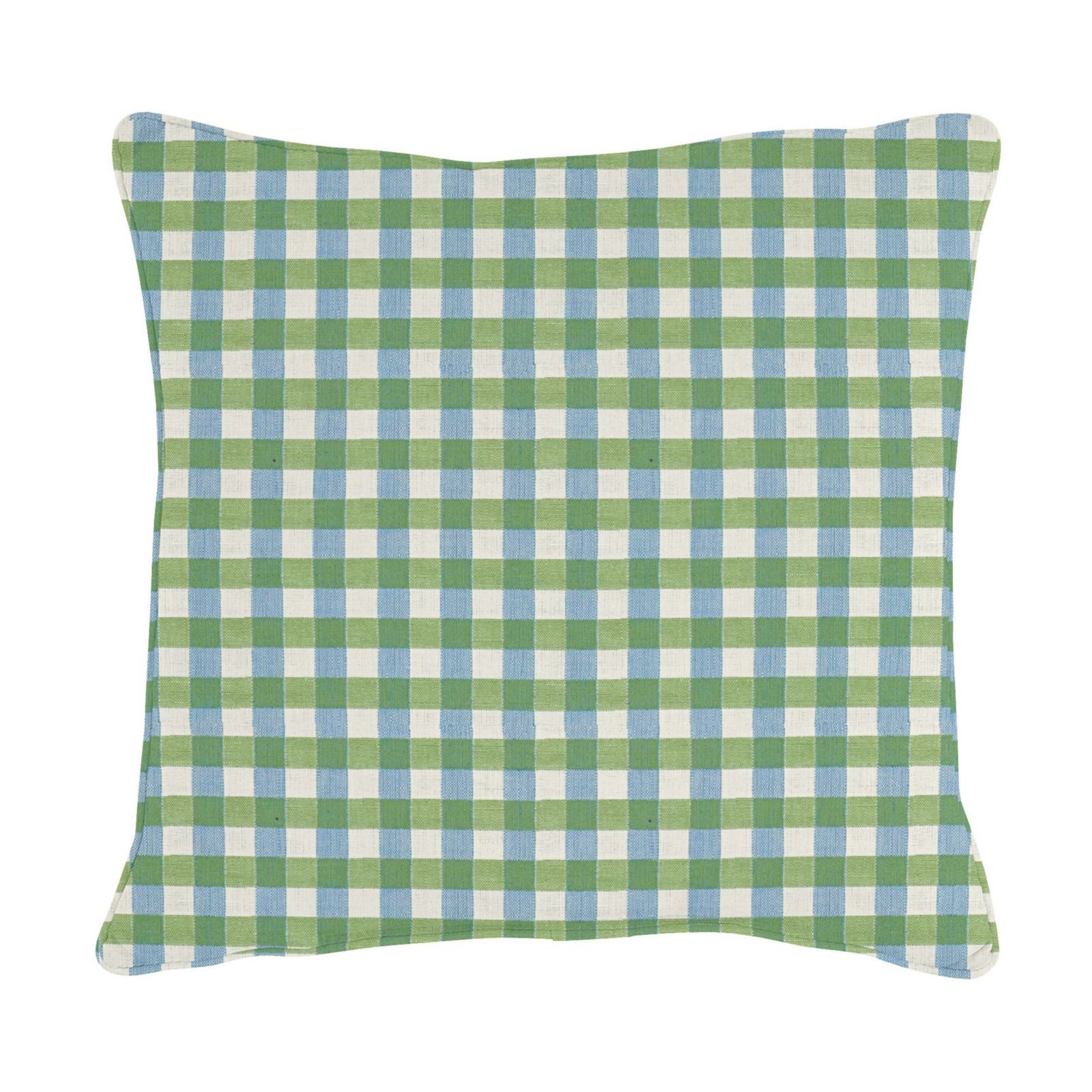 Gale Check Sunbrella® Outdoor Pillow