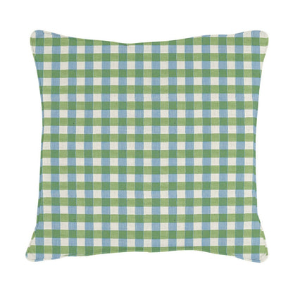 Gale Check Sunbrella® Outdoor Pillow