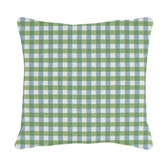 Gale Check Sunbrella® Outdoor Pillow