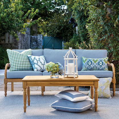 Gale Check Sunbrella® Outdoor Pillow