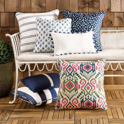 Halyard Stripe Sunbrella® Outdoor Pillow