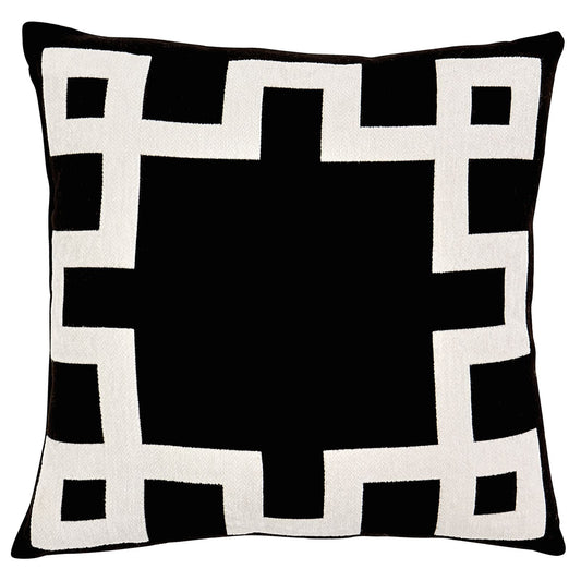 Greek Key Sunbrella® Outdoor Pillow