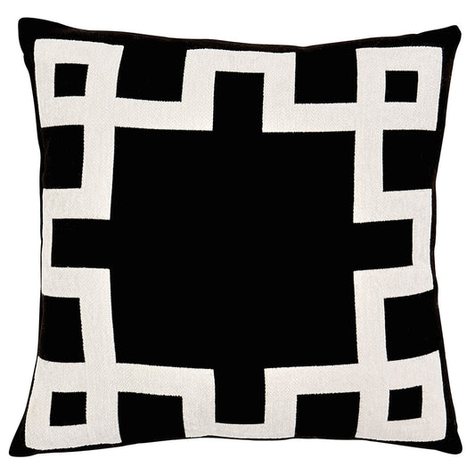 Greek Key Sunbrella® Outdoor Pillow