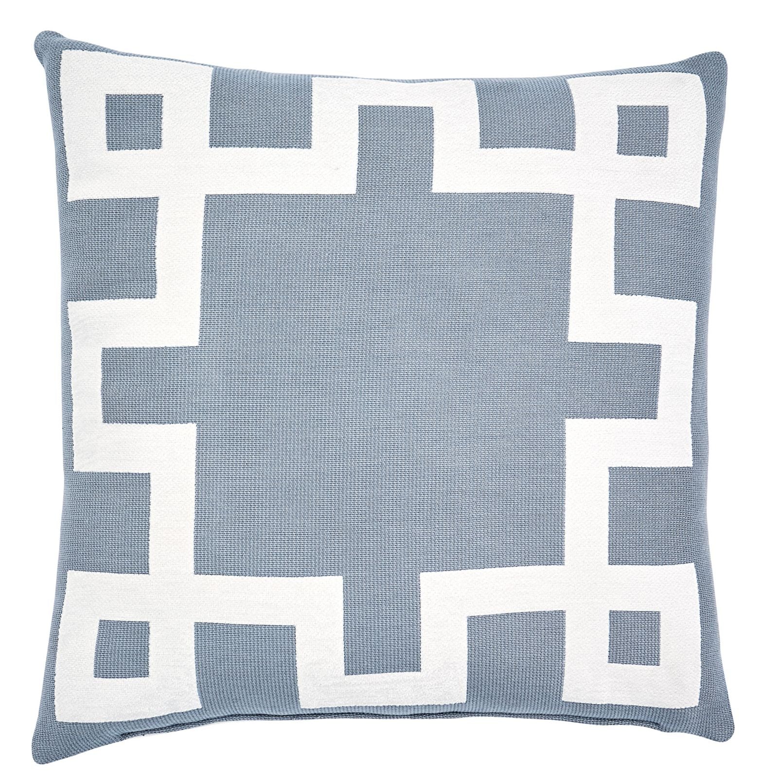 Greek Key Sunbrella® Outdoor Pillow