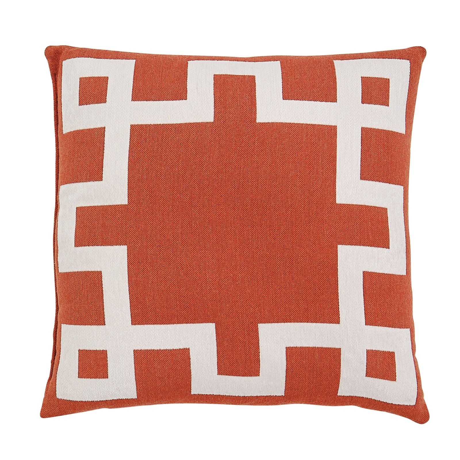 Greek Key Sunbrella® Outdoor Pillow