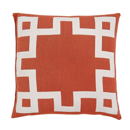Greek Key Sunbrella® Outdoor Pillow