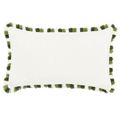 Tassel Trim Sunbrella® Outdoor Pillow