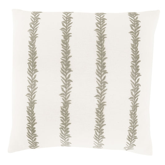 Lucian Embroidered Stripe Pillow