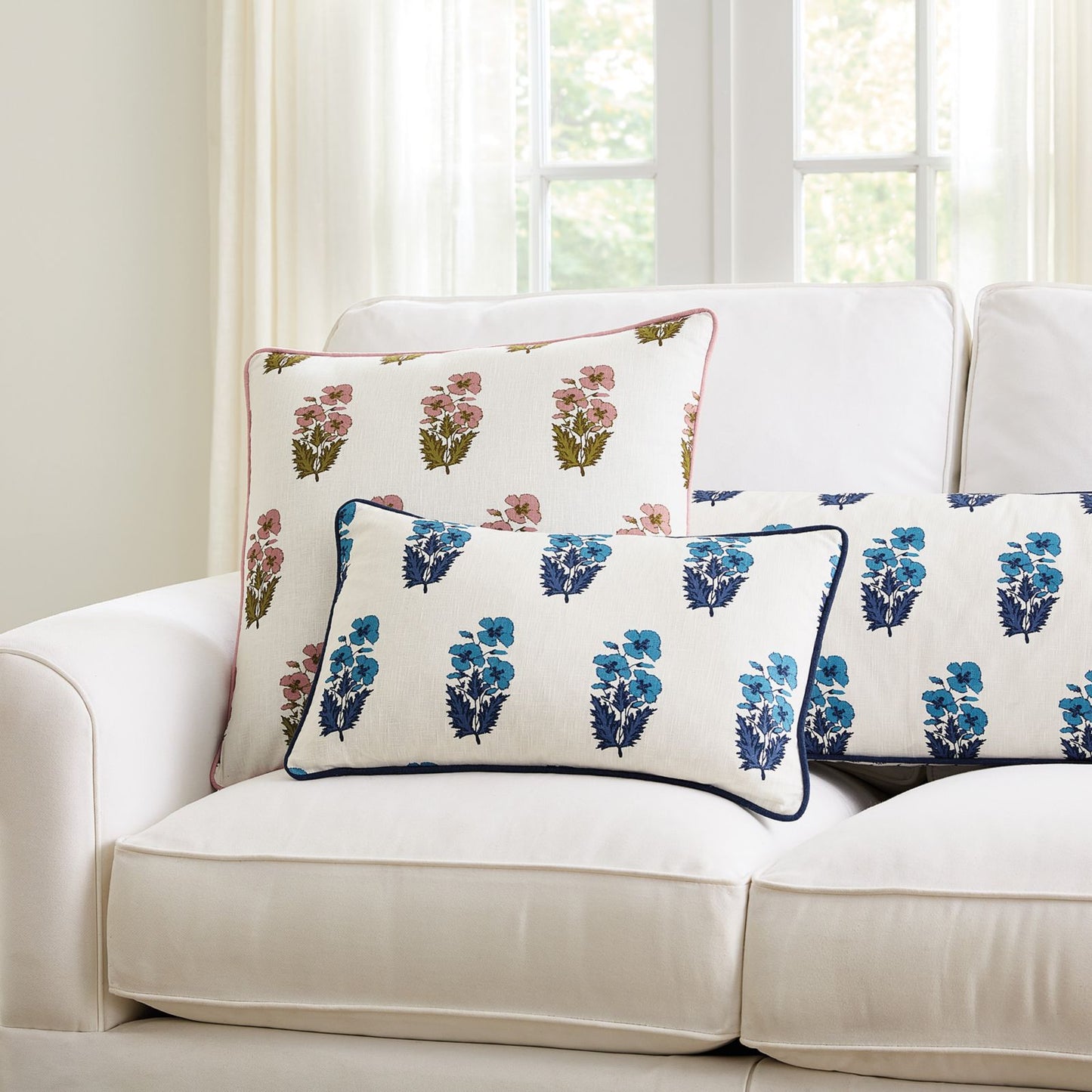 Leila Block Print Pillow