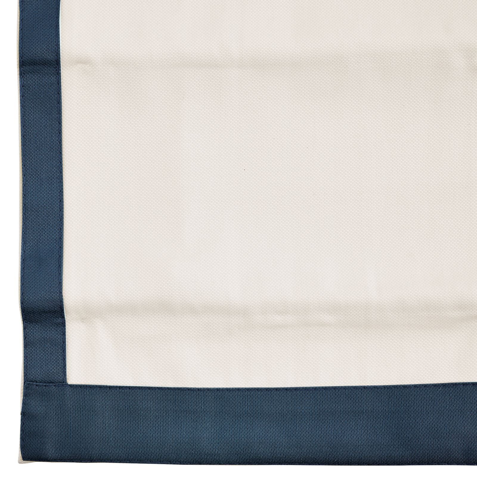 Bordered Relaxed Roman Shade - Custom