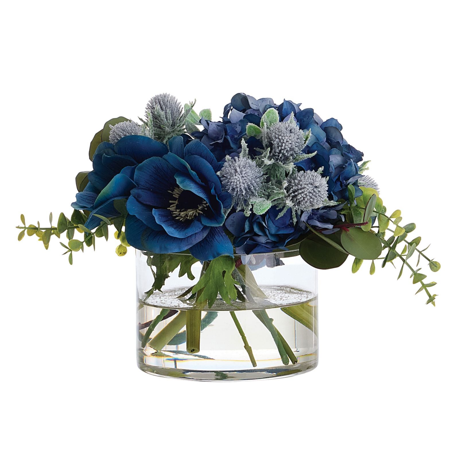 Mixed Anemone Floral Arrangement in Vase