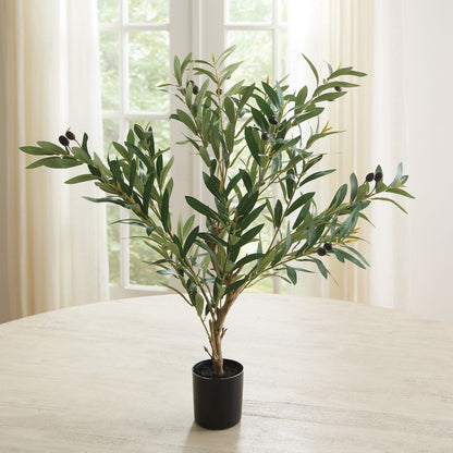 Faux Small Olive Leaf Tree