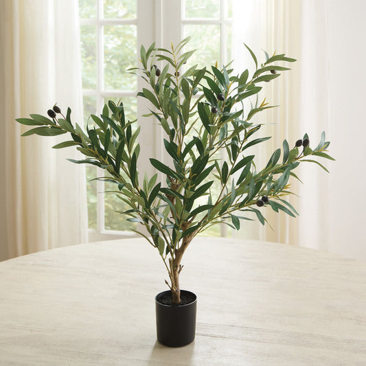 Faux Small Olive Leaf Tree