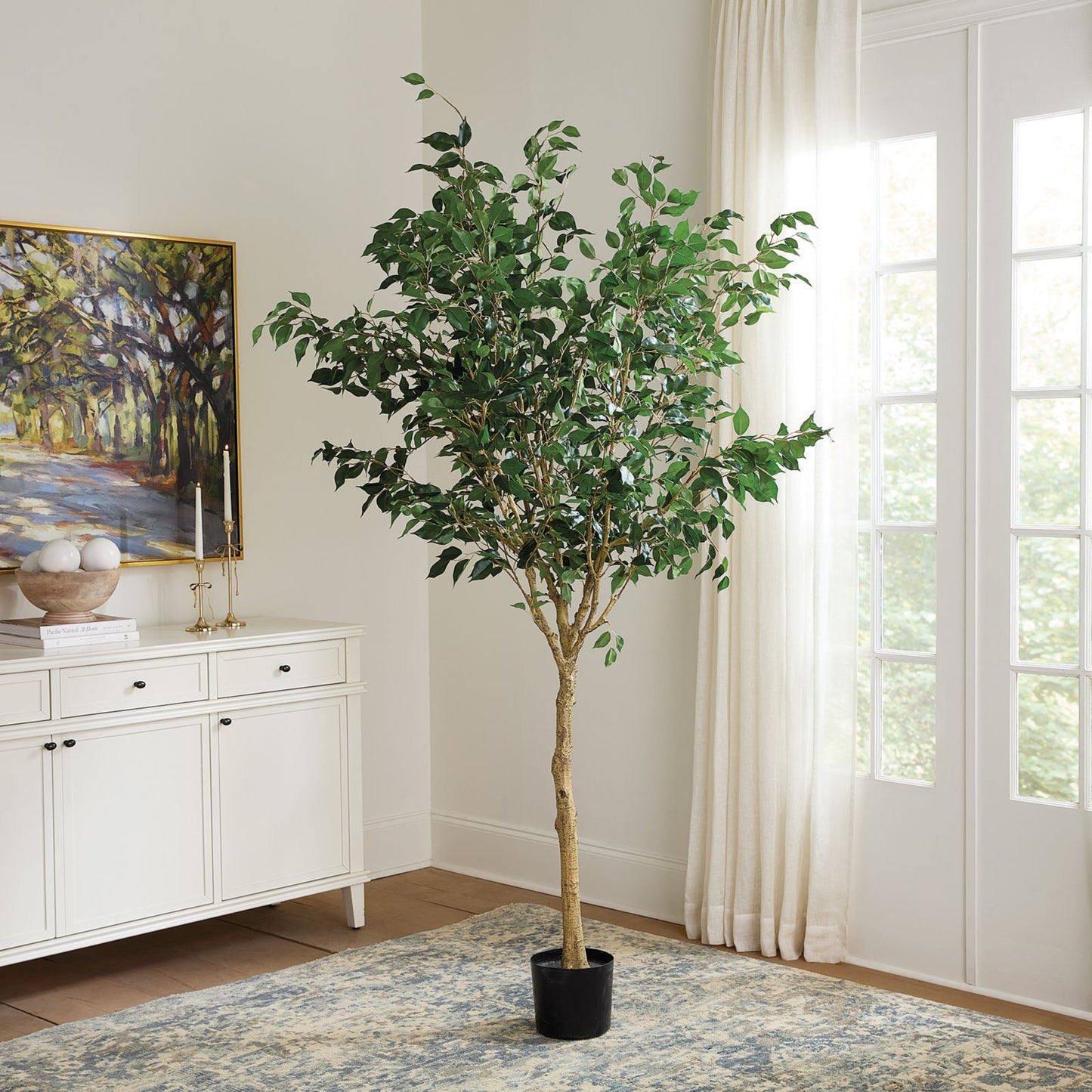 Faux Tall Ficus Tree