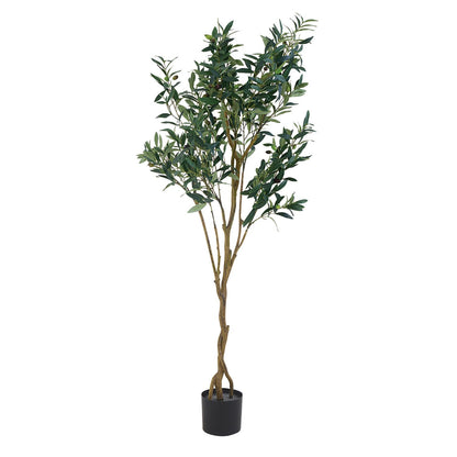Faux Tall Olive Leaf Tree