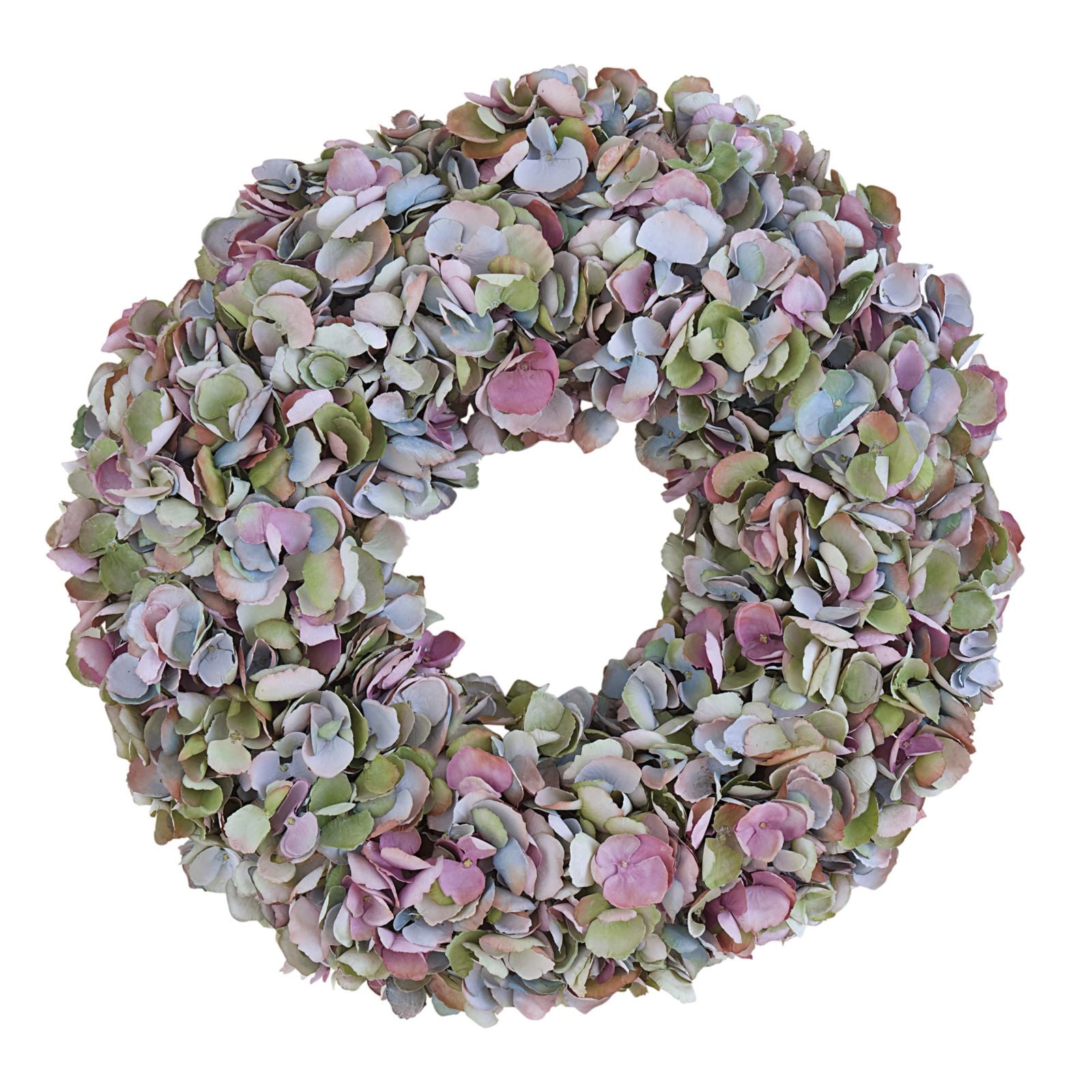 Faux Hydrangea Wreath