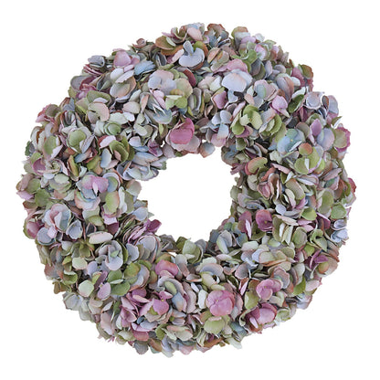 Faux Hydrangea Wreath