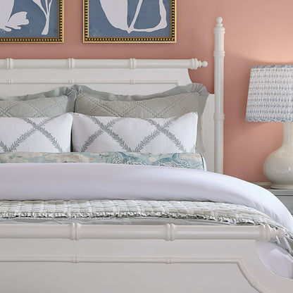 Lucian Embroidered Trellis Bedding