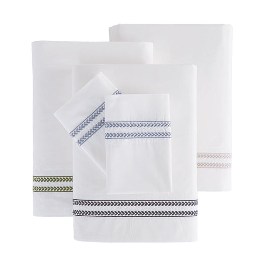 Lane Embroidered Sheet Set