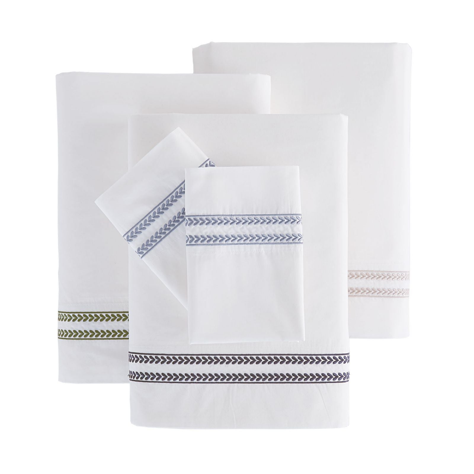 Lane Embroidered Sheet Set