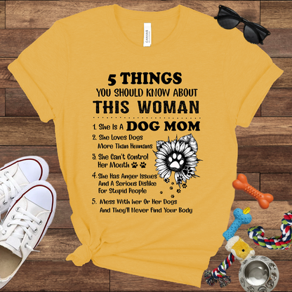 Dog Mom Unisex Jersey Tee - 5 Things You Should Know