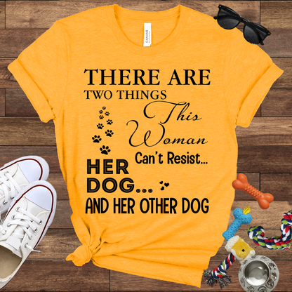 Dog Mom Shirt – Meaningful Gift for Women Who Love Their Dogs Deeply- Bella Canvas T-Shirt