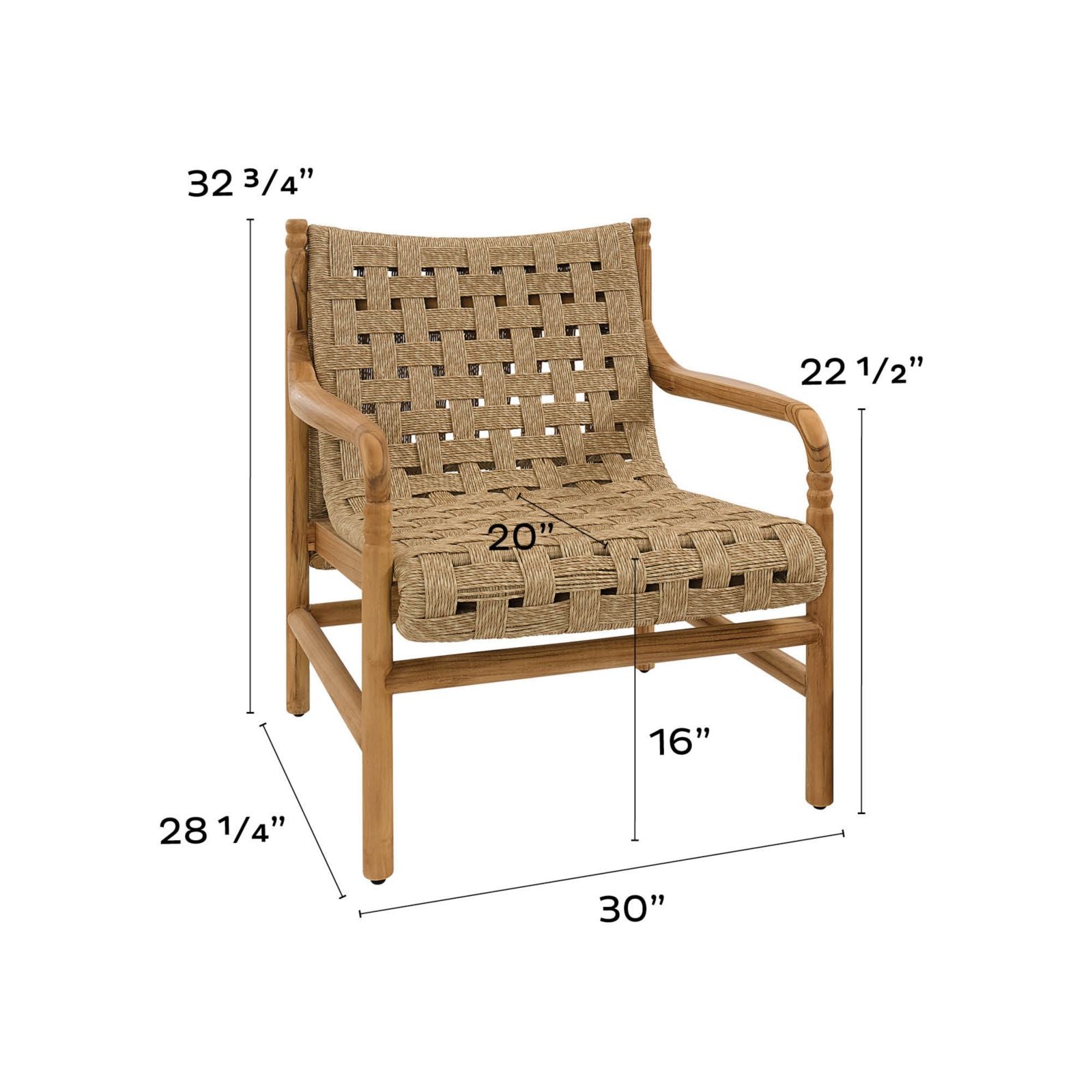 Biloxi Outdoor Lounge Chair