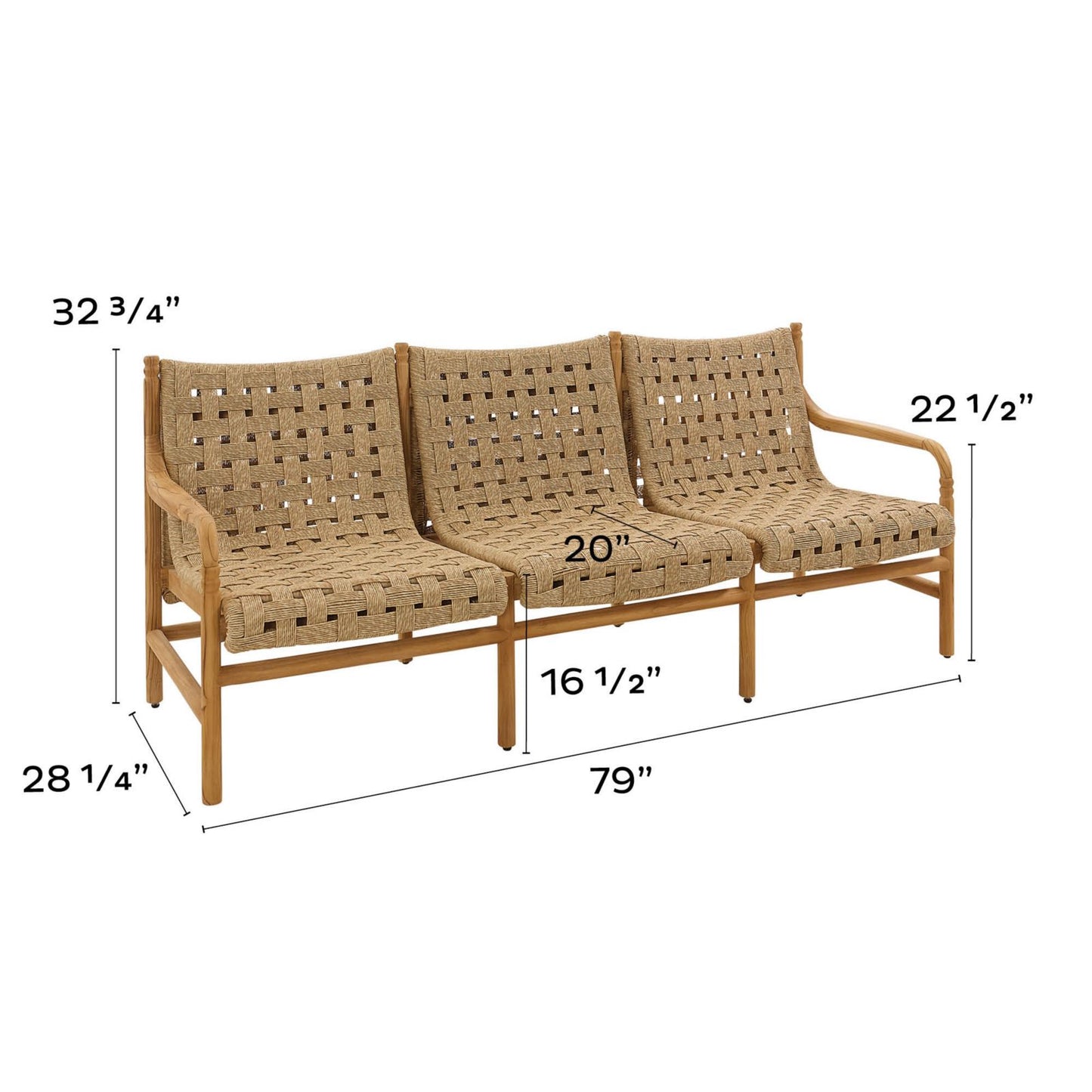 Biloxi Outdoor Sofa