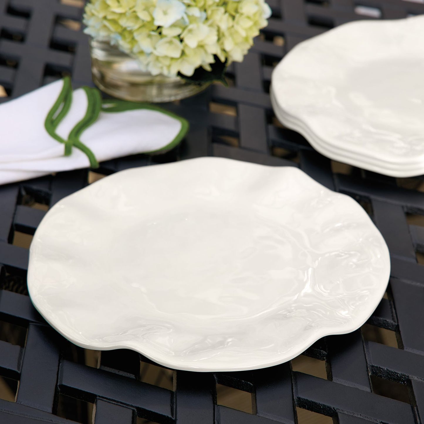 Cruz Melamine Dinner Plates - Set of 4