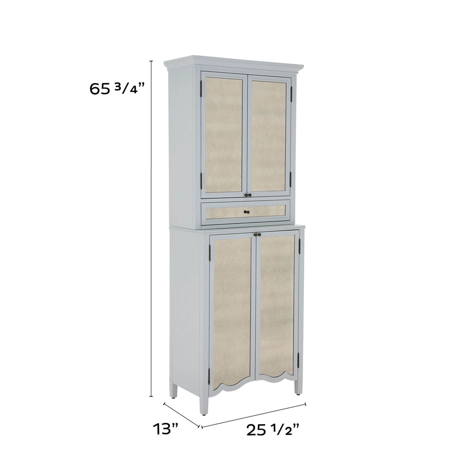 Chandler 2-Door Cabinet with Hutch
