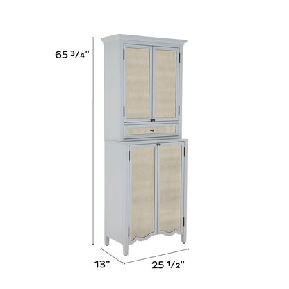 Chandler 2-Door Cabinet with Hutch
