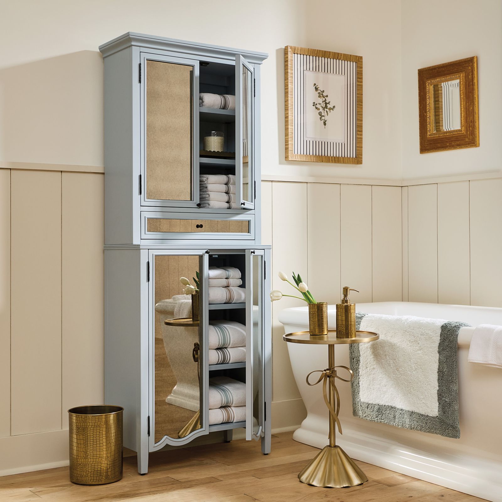 Chandler 2-Door Cabinet with Hutch