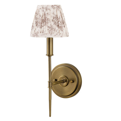 Carson Kressley Saddler Toile Pleated Chandelier Shade