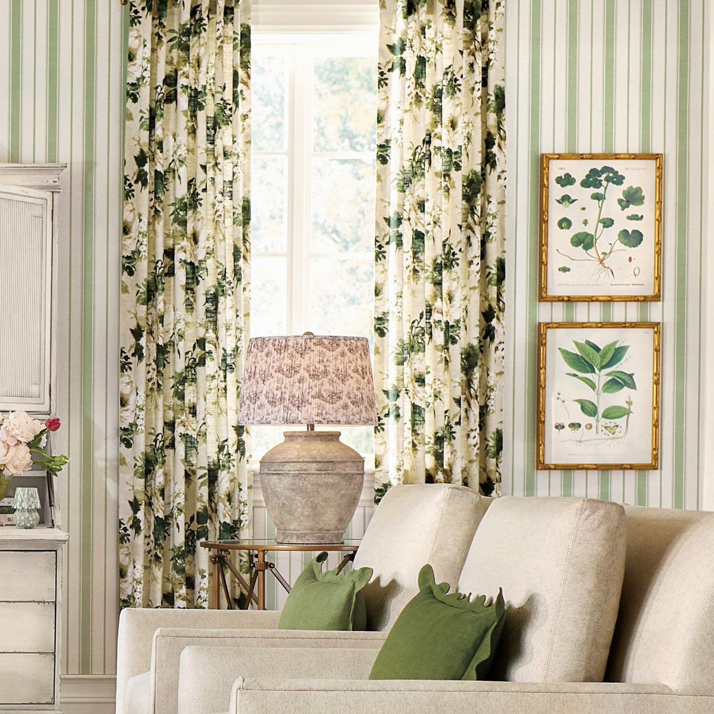 Carson Kressley Saddler Toile Pleated Lamp Shade