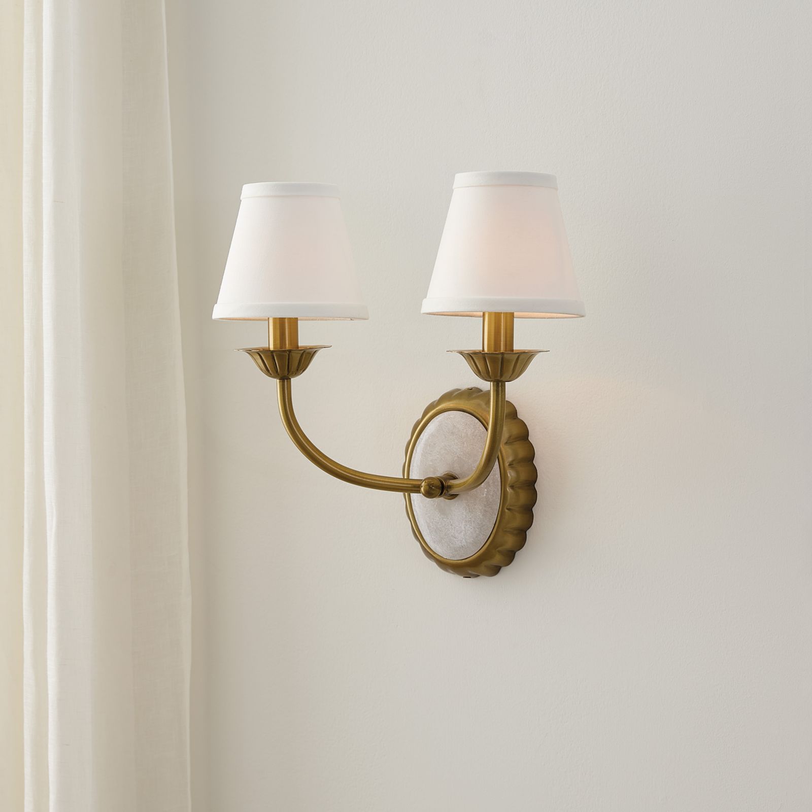 Baker 2-Light Wall Sconce