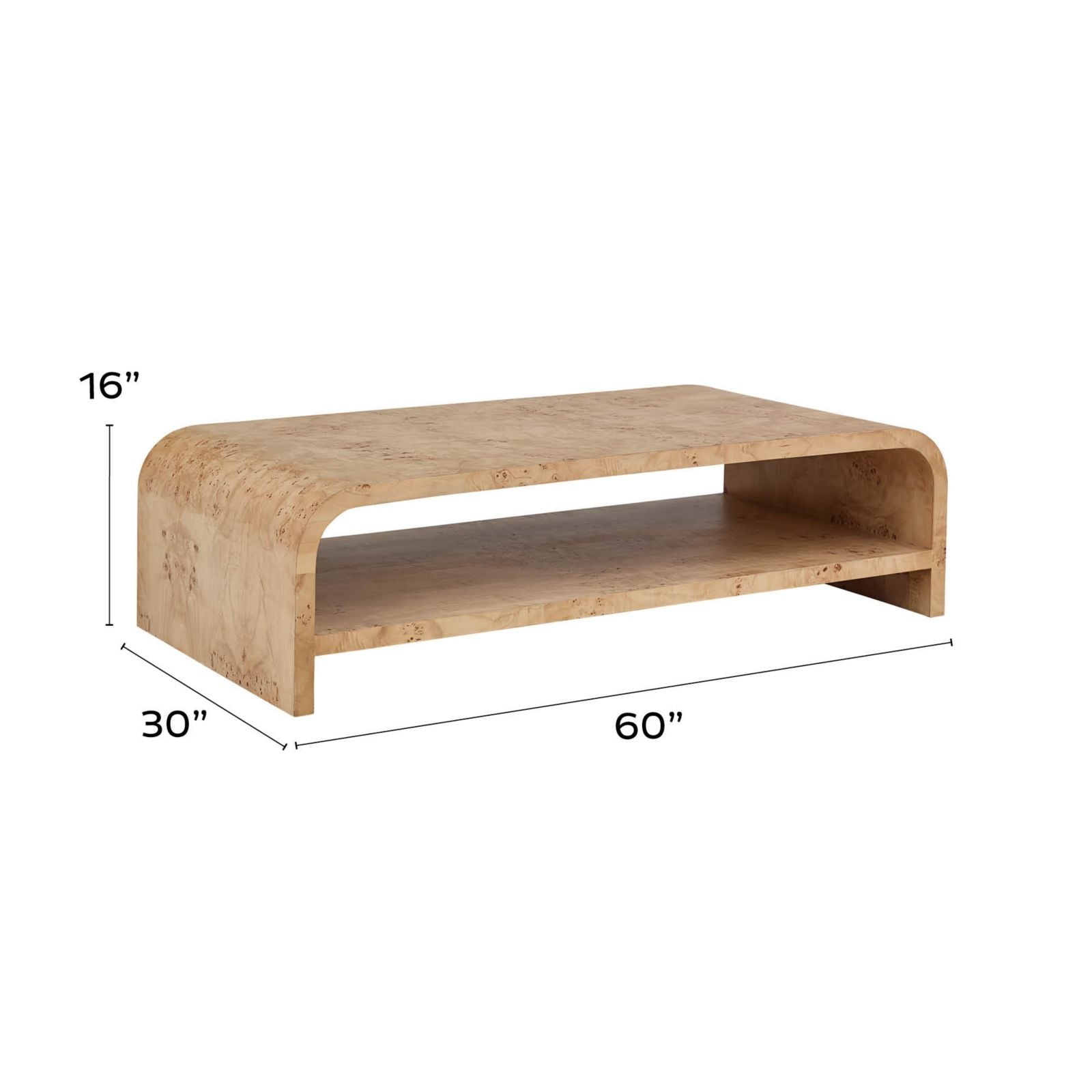 Serena Burl Coffee Table