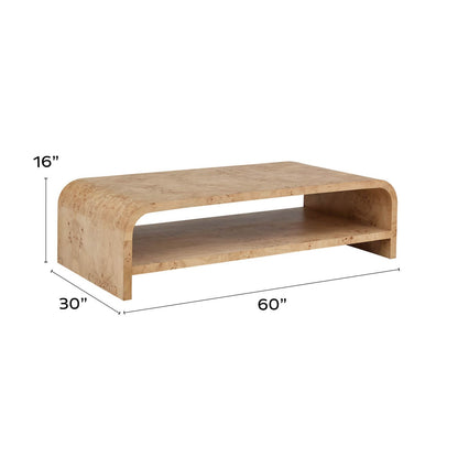 Serena Burl Coffee Table