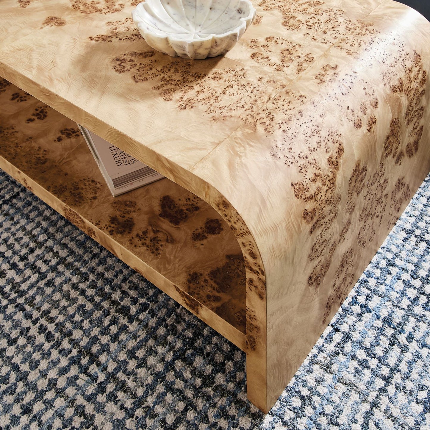 Serena Burl Coffee Table