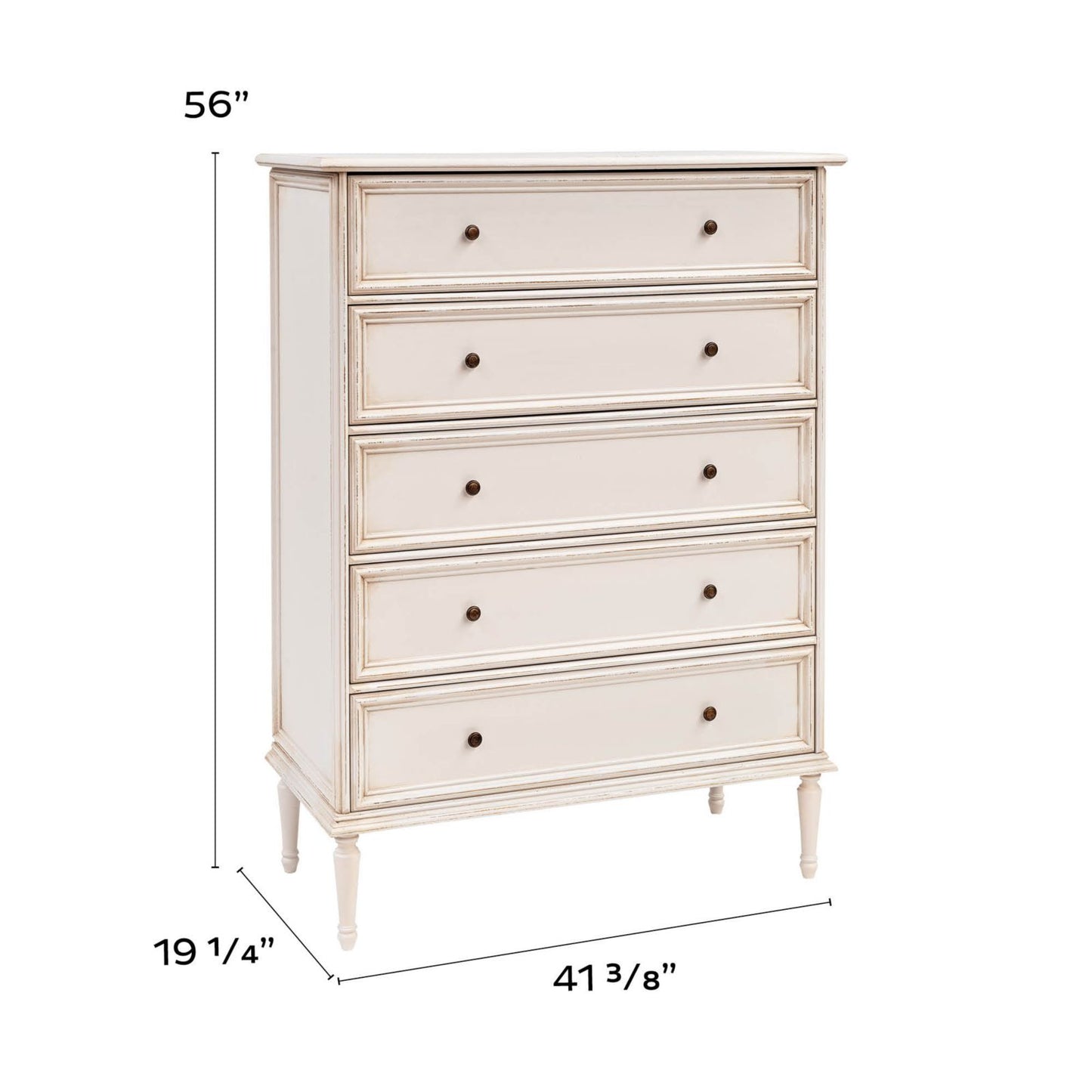 Casa Florentina Emile 5-Drawer Tall Dresser