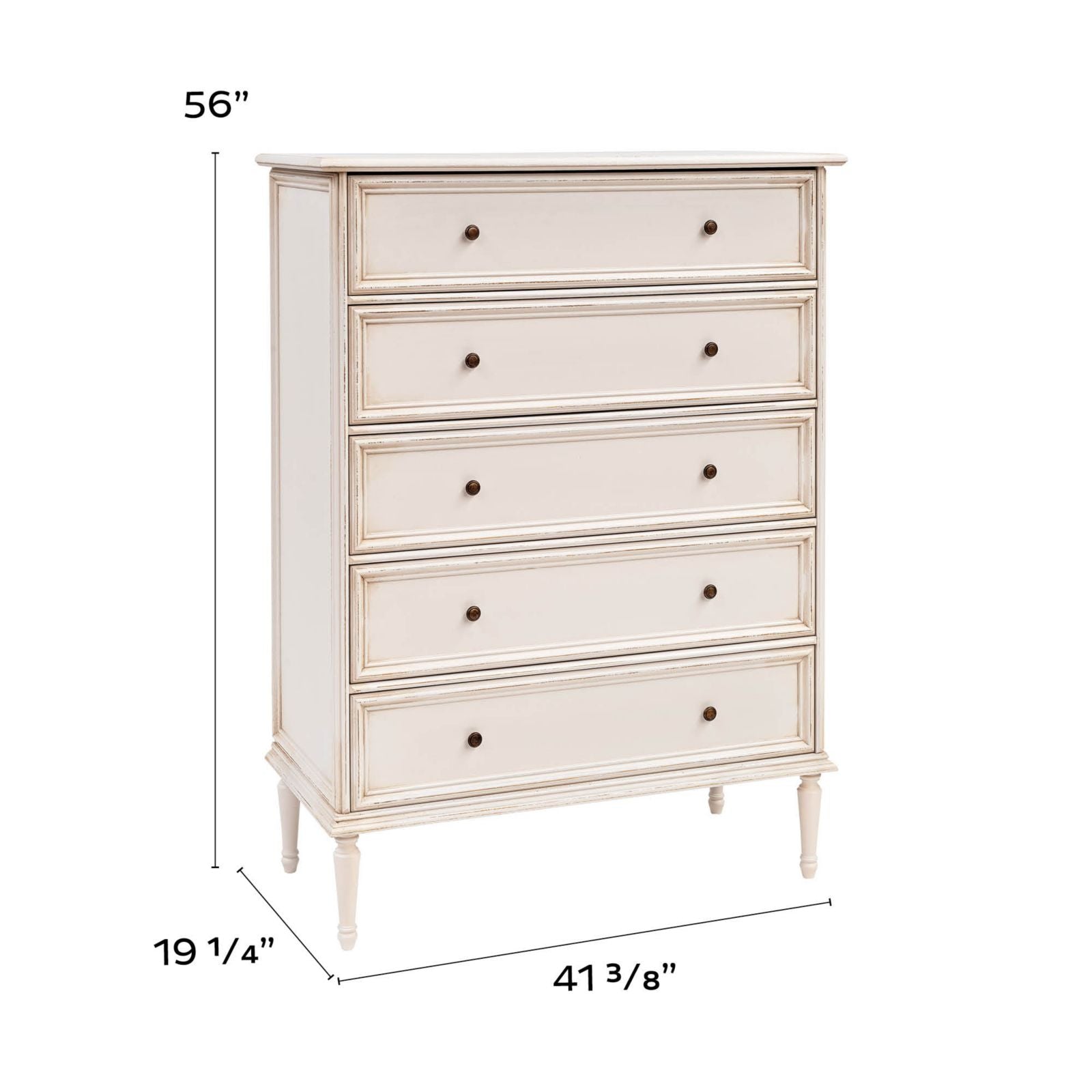 Casa Florentina Emile 5-Drawer Tall Dresser