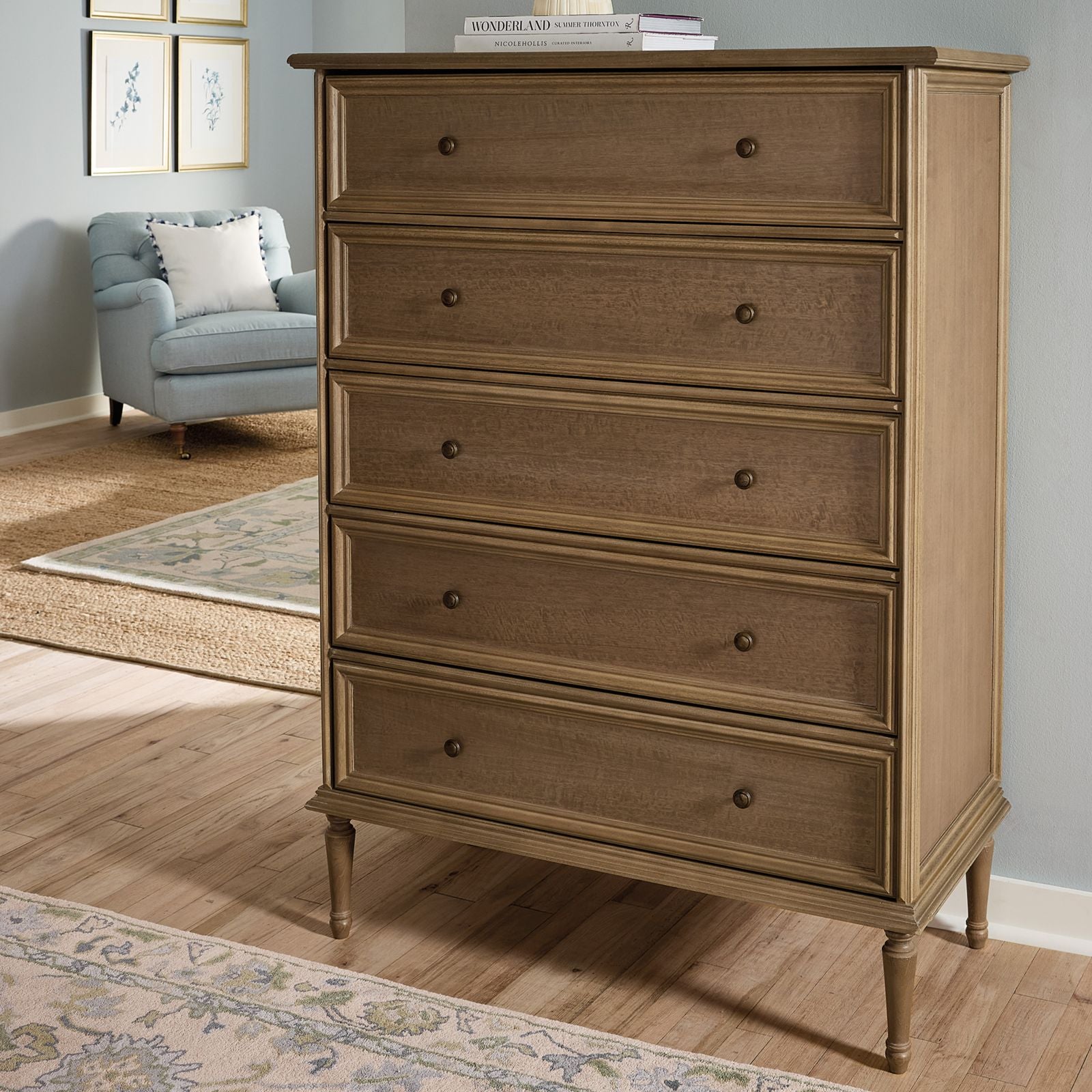 Casa Florentina Emile 5-Drawer Tall Dresser