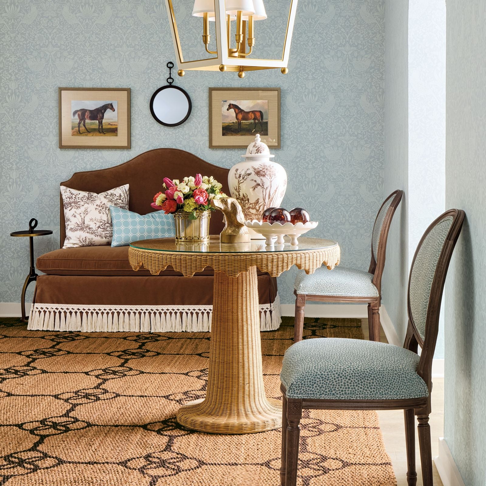 Carson Kressley Geometric Snaffle Bit Jute Rug
