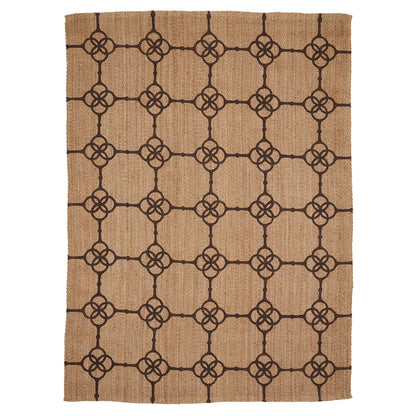 Carson Kressley Geometric Snaffle Bit Jute Rug
