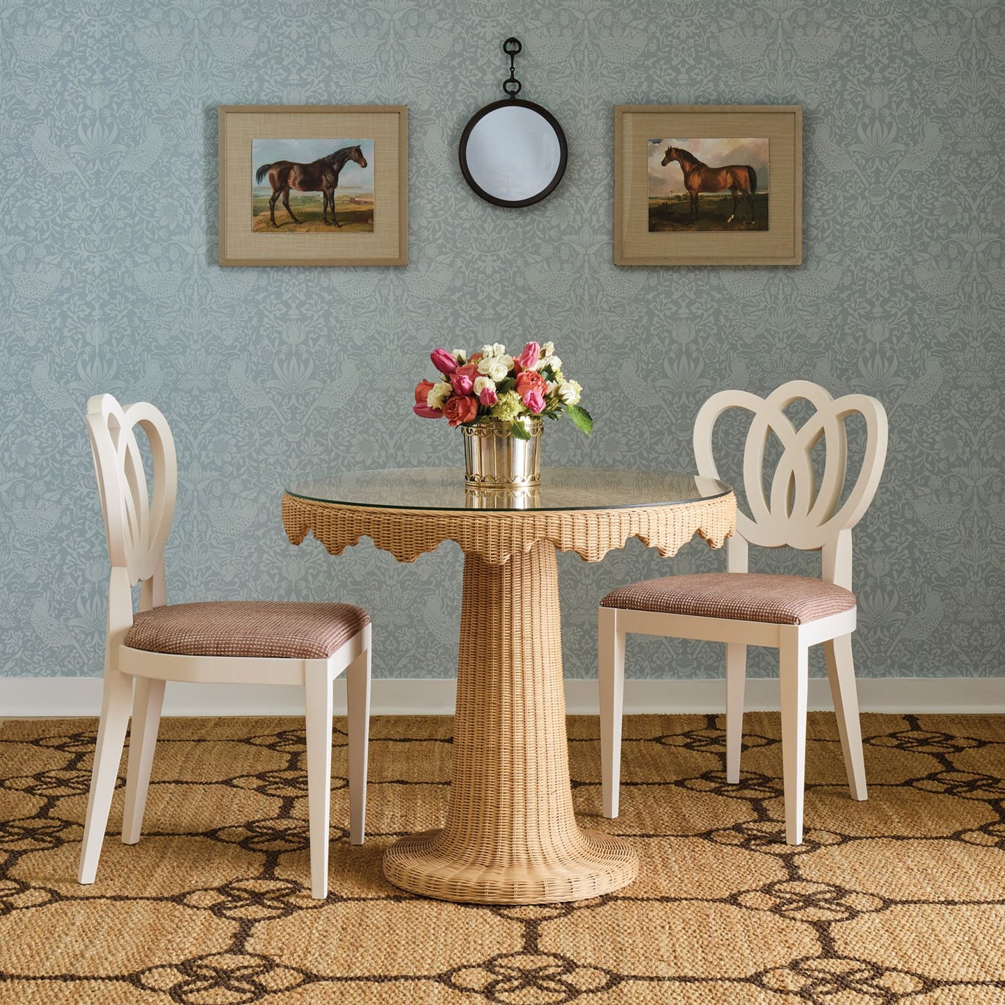 Carson Kressley Westbury Bistro Table with Glass