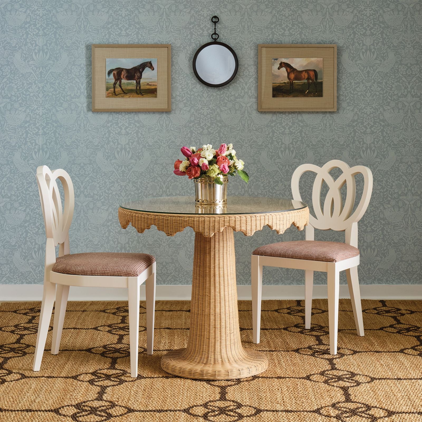 Carson Kressley Westbury Bistro Table with Glass