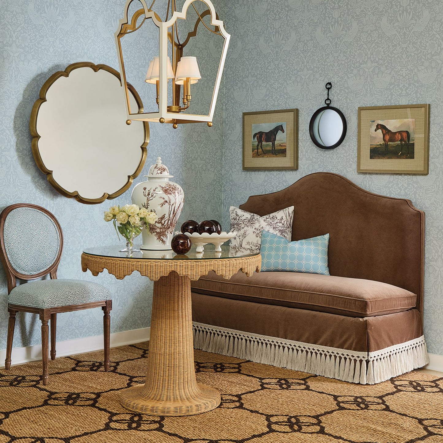 Carson Kressley Westbury Bistro Table with Glass