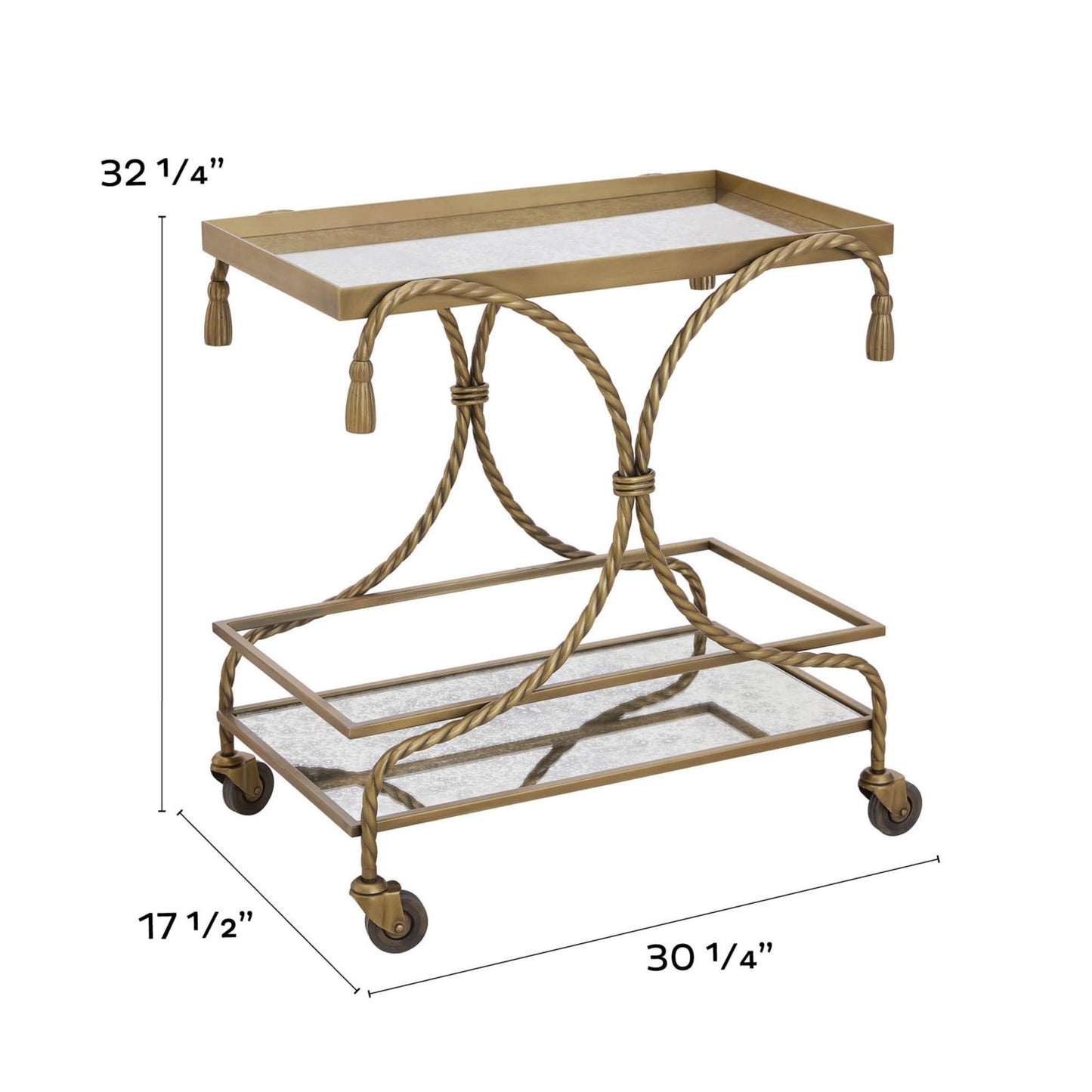 Carson Kressley Brighton Bar Cart