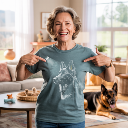German Shepherd Silhouette T-shirt