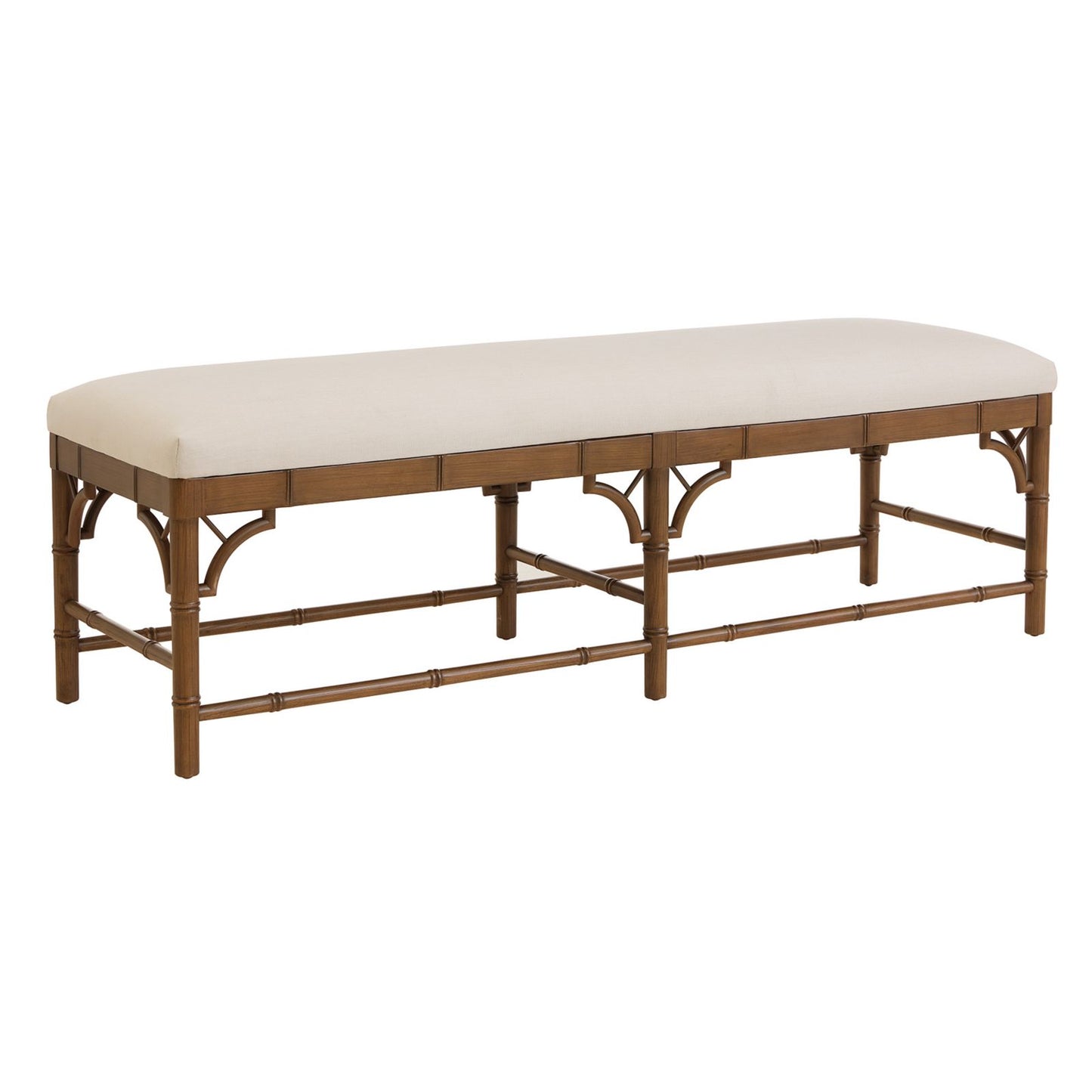 Dayna Bench with Sandberg Parchment Seat
