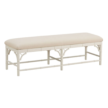 Dayna Bench with Sandberg Parchment Seat